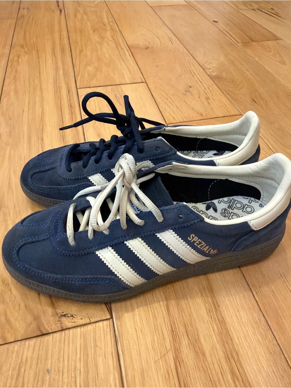 adidas Spezial Suede Sneakers in Navy and White